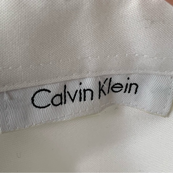 Calvin Klein White Sleeveless Blouse - Picture 7 of 7